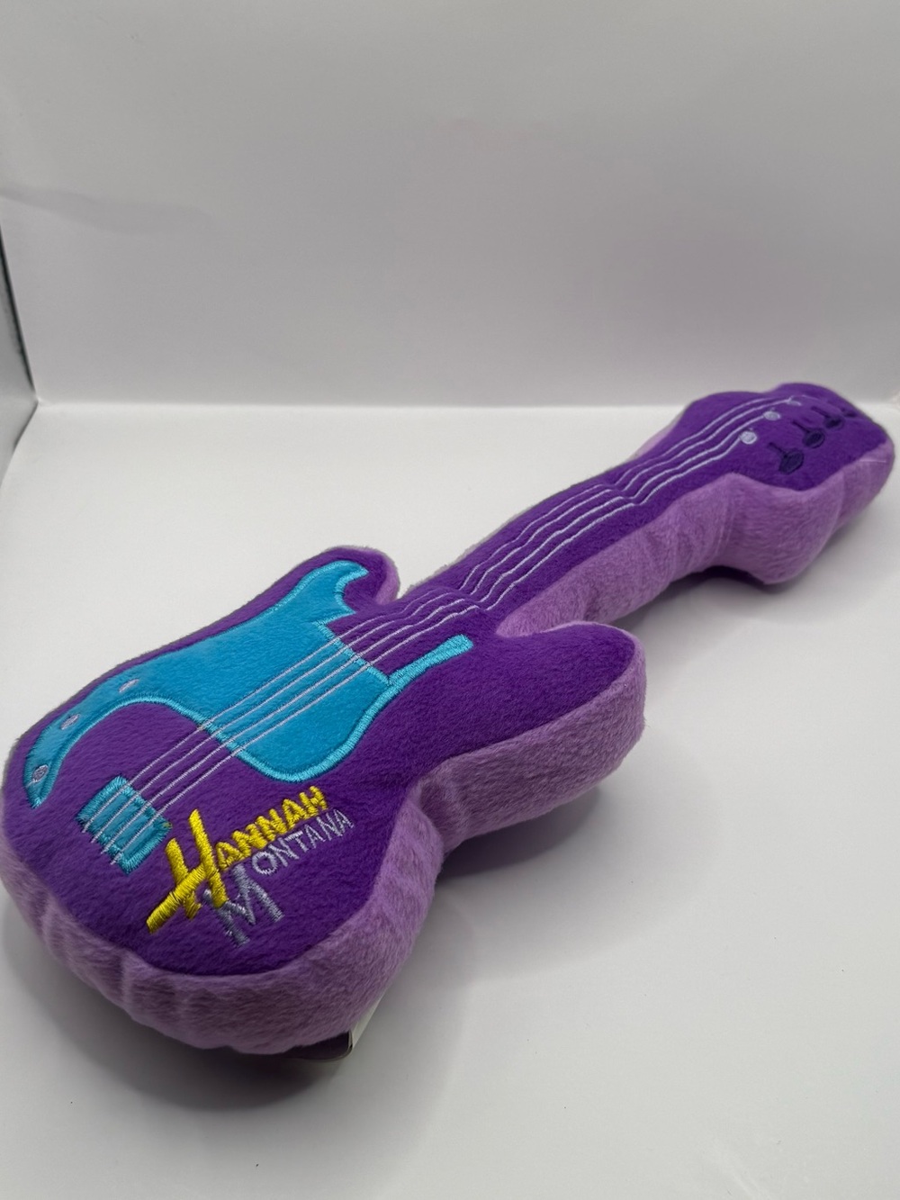 Disney Hannah Montana Guitar Stuffed Toy Pillow Y2K